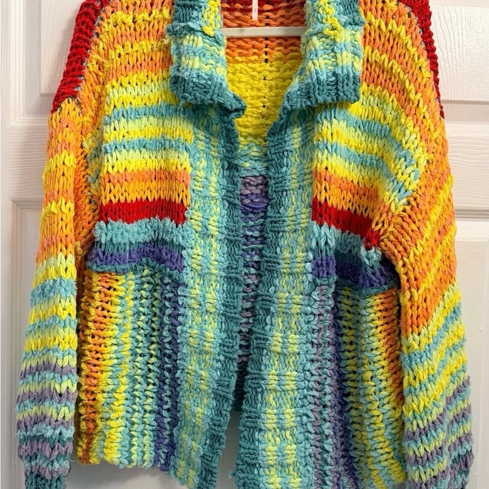 Free People Chunky Knit Cardigan - Picture 3 of 5